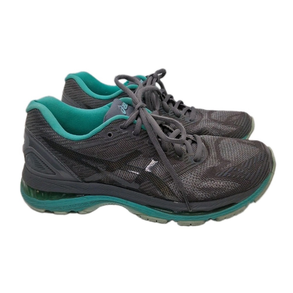 ASICS GEL Nimbus 19 T7C8N Women's Running Shoes Gray Teal Size US 8.5